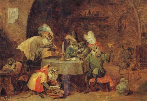 David Teniers Smokers and Drinkers Sweden oil painting art